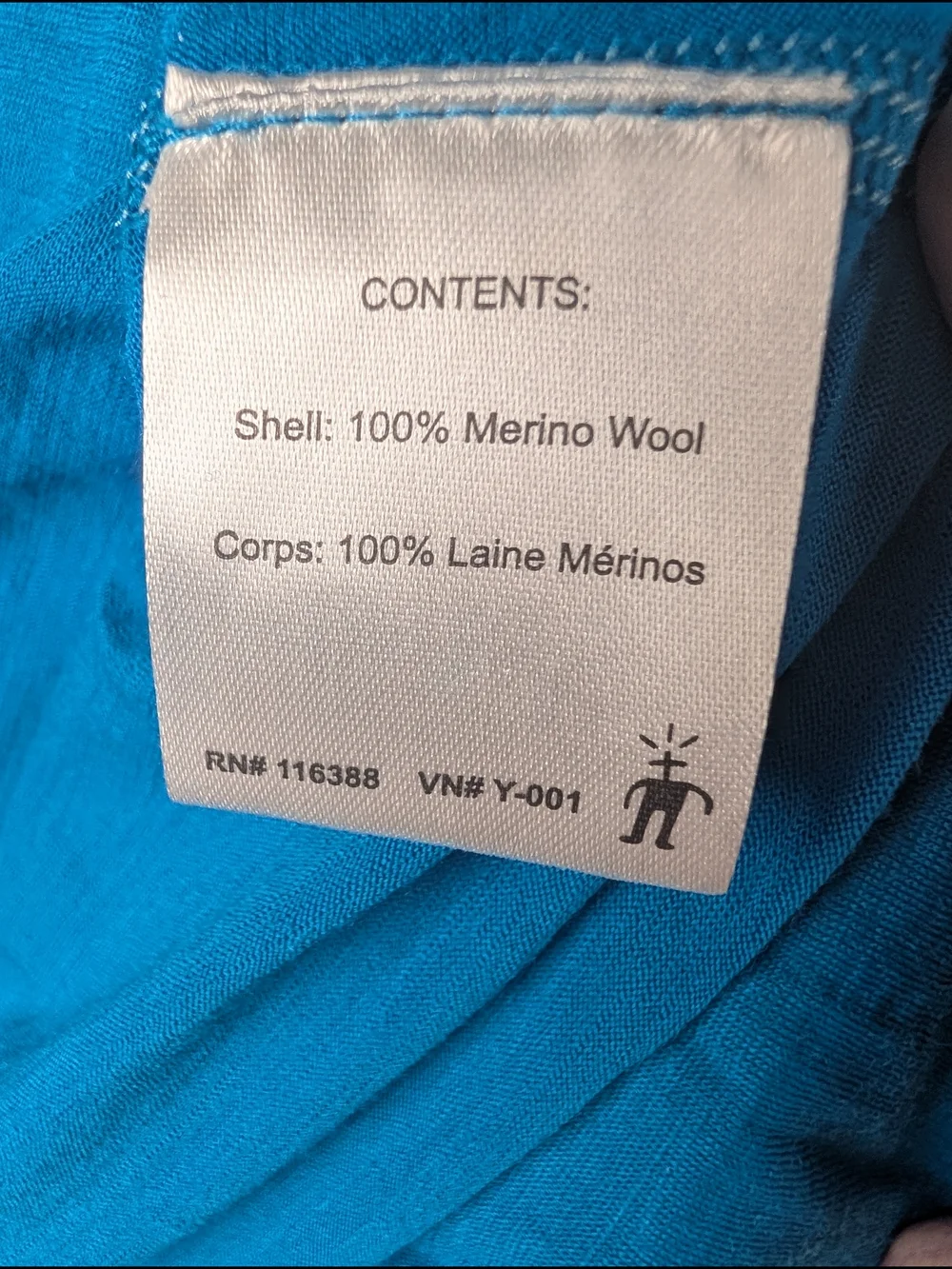 NWT Smartwool Women's Large Microweight Cami, Blue Merino Wool Camisole - Picture 3 of 6